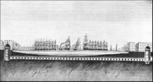 Cross-Section of Thames Tunnel Project