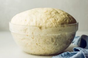 A bowl of yeast