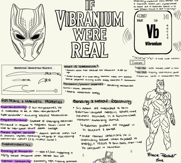 If Vibranium Were Real: The Chemistry Behind Wakanda’s Supermetal
